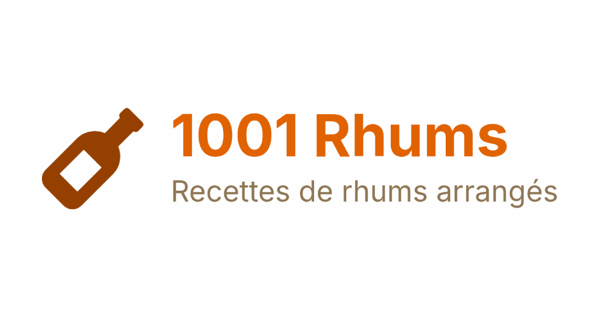 Rhum arrangé caramel beurre salé - 1001 Rhums - Recettes de rhums arrangés