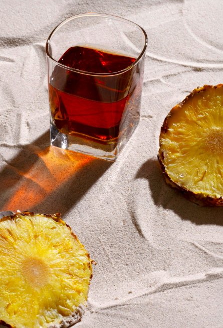 Rhum arrangé à l'ananas et vanille