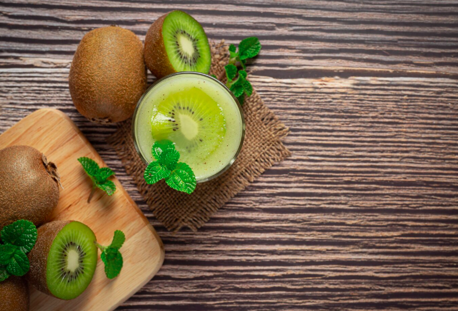 Rhum arrangé kiwi menthe