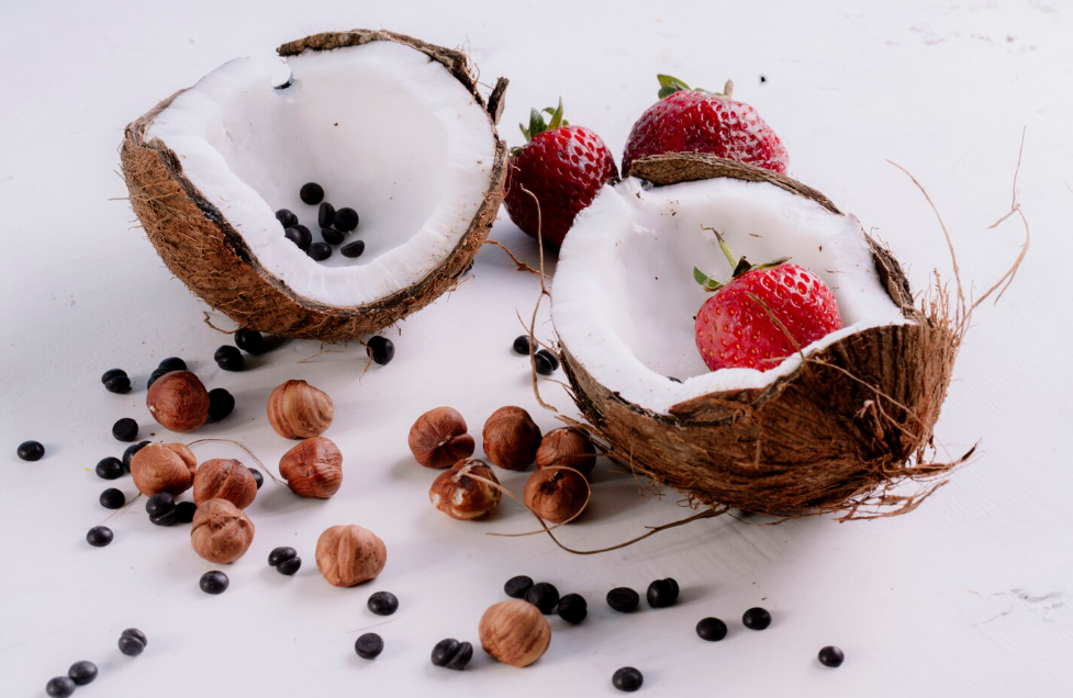 Rhum arrangé fraises coco