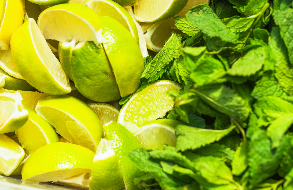 Rhum arrangé gingembre menthe citron vert